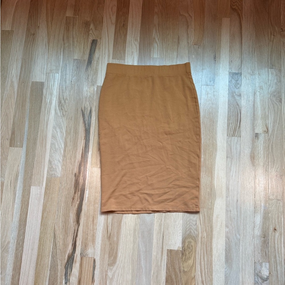 Mustard Yellow/gold Pencil Skirt
